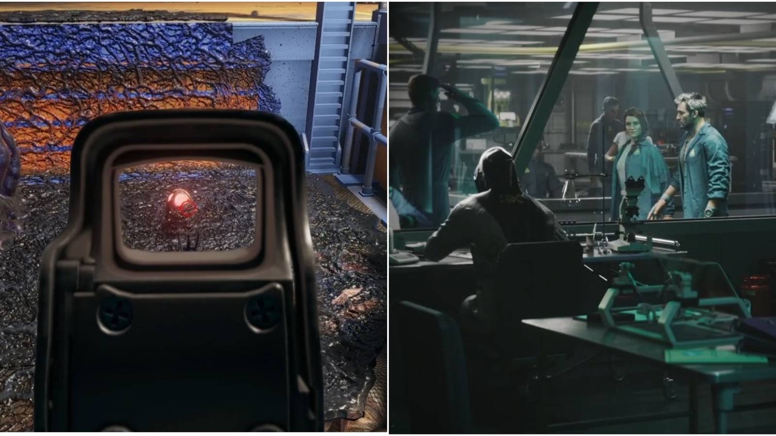 Rainbow Six Extraction Mistakes Collage Shooting Mine And Progression Screen