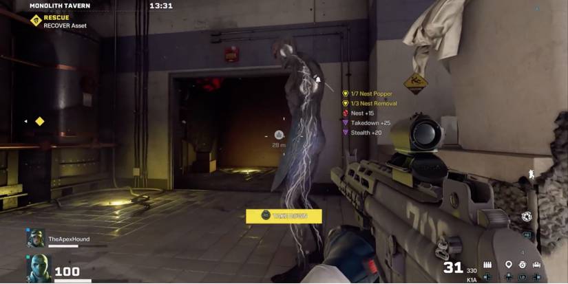 Rainbow Six Extractor - Avoid Being Detected By Grunts - Player sneaks up on a Grunt