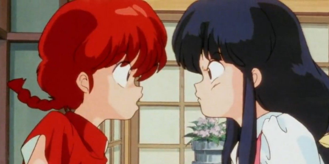 Ranma and Akane arguing
