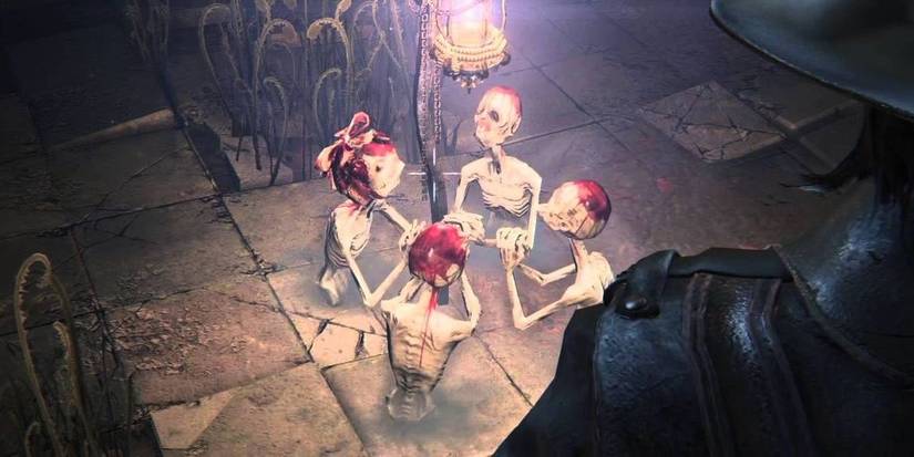 Red Messenger Ribbon in Bloodborne