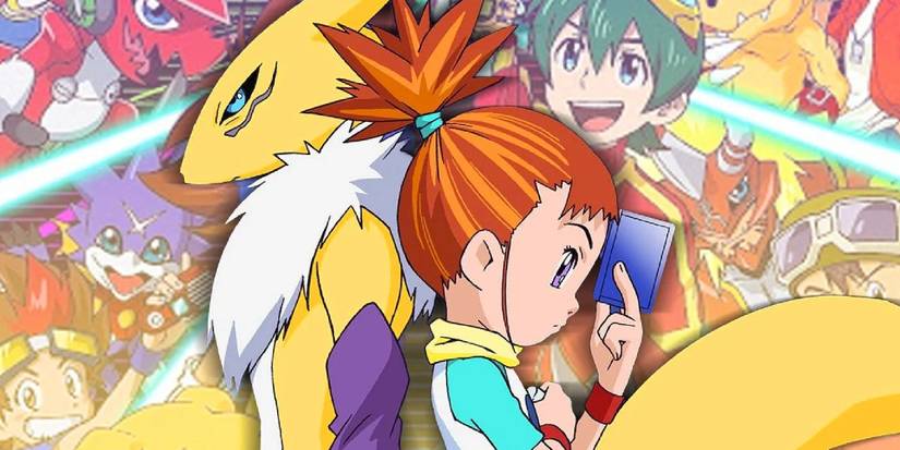 Digimon: Renamon and Ruki Standing Back To Back