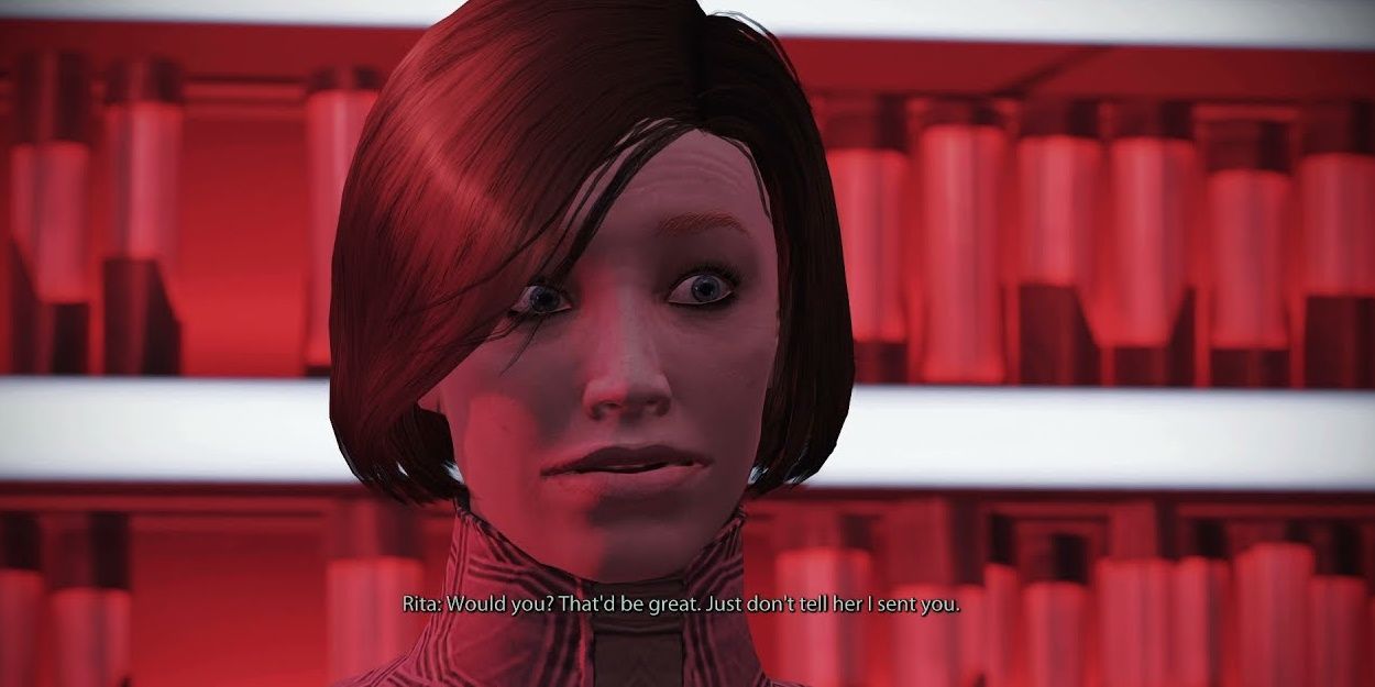 Rita from ME1 asks Shepard to help her sister out