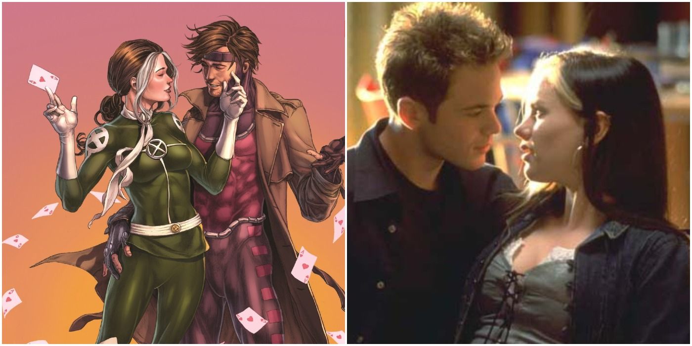 Rogue, Gambit, and Iceman in the X-Men comics and X2: X-Men United