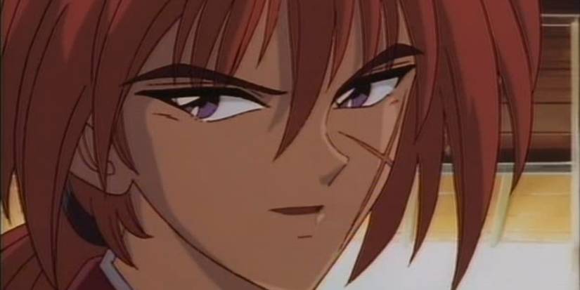 Rurouni Kenshin Himura Kenshin flashing a smile