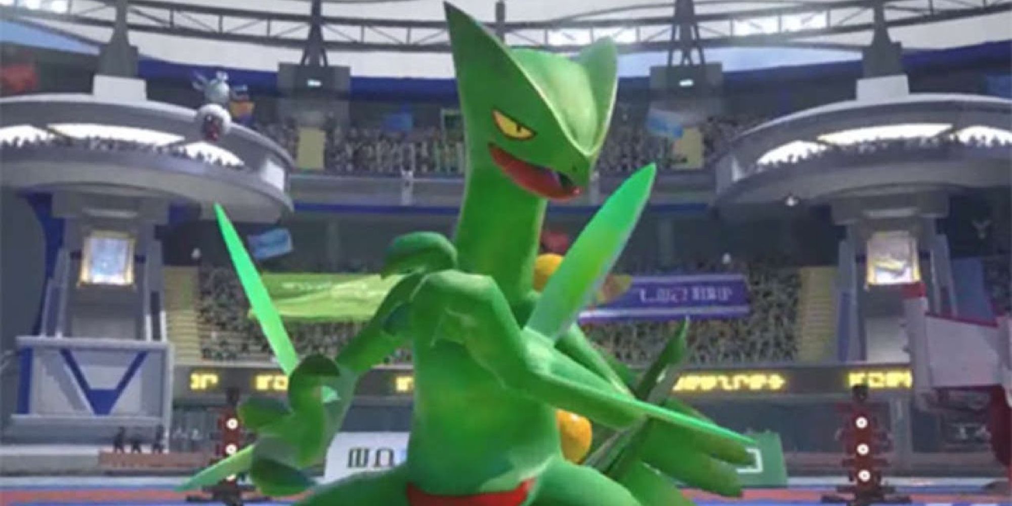 Sceptile as a playable fighter in Pokken Tournament