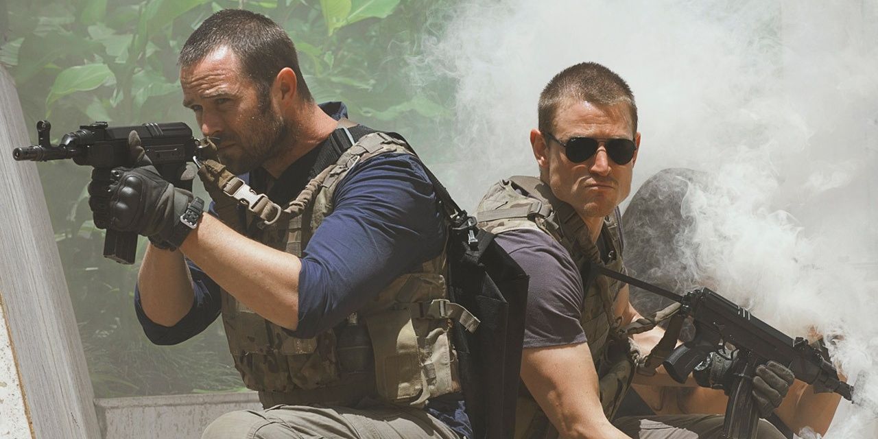 Damian Scott and Michael Stonebridge in Strike Back