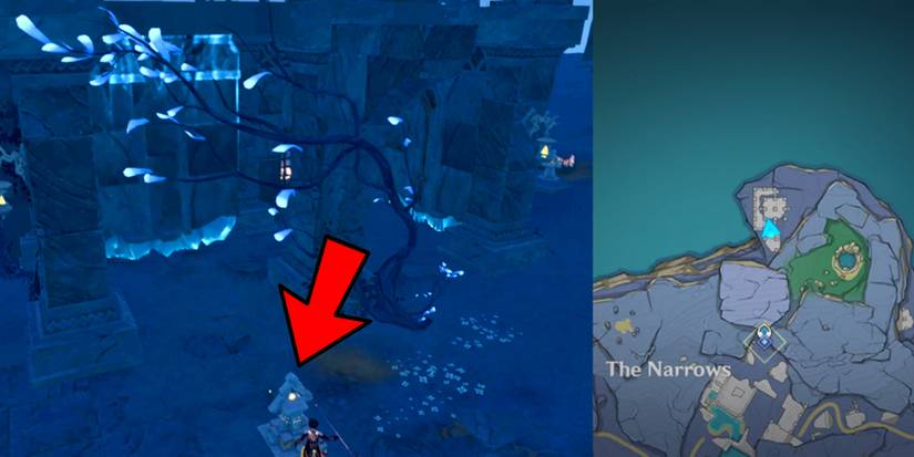 Second step to investigate the rear of the library