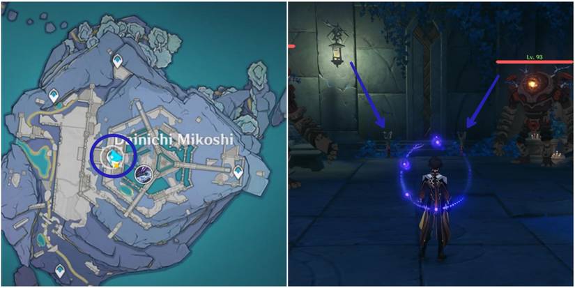 Shrine door in Genshin Impact