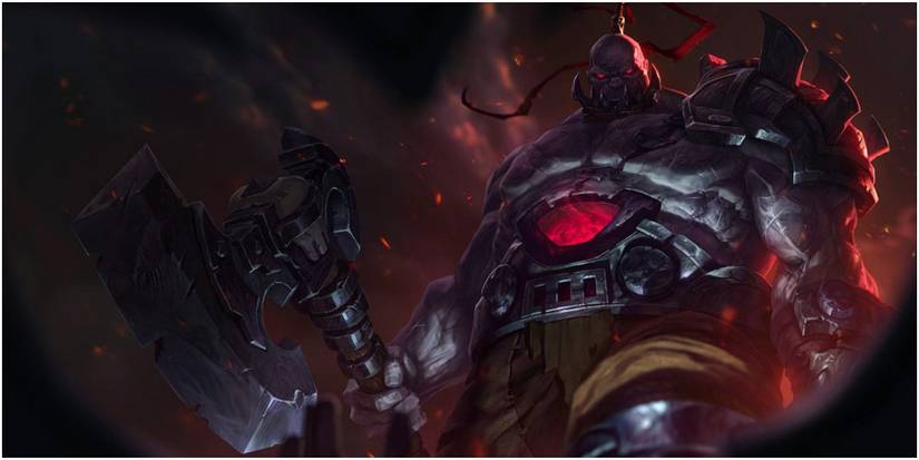 Sion Wielding His Giant Axe