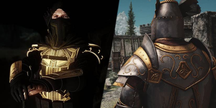Skyrim Best Races Mods Breton Knight Paladin Armor