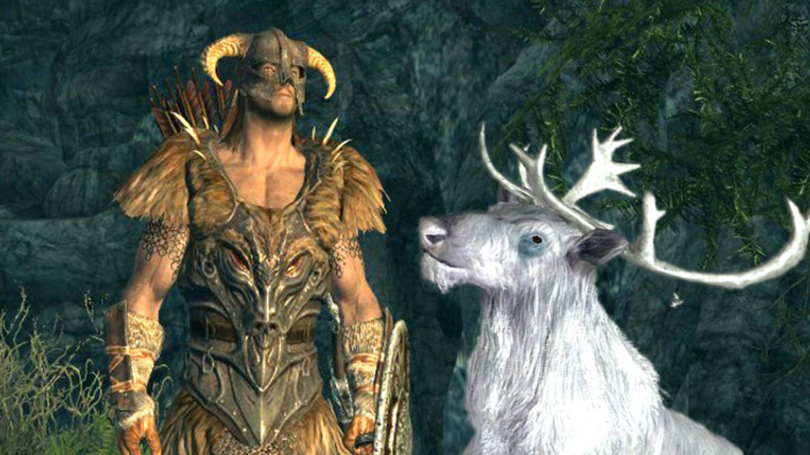 Skyrim Saviors Hide Daedric Armor Guide Hircine White Stag