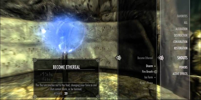 Skyrim: How To Get The Become Ethereal Shout