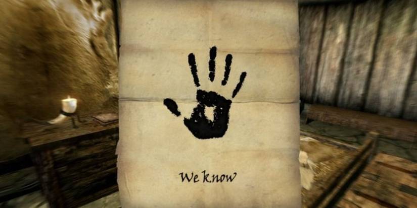 Skyrim Dark Brotherhood "We Know" note