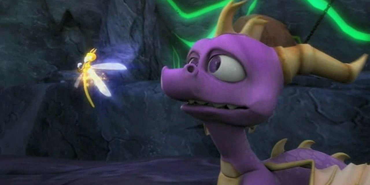 Spyro and Sparx in The Legend of Spyro: The Eternal Night