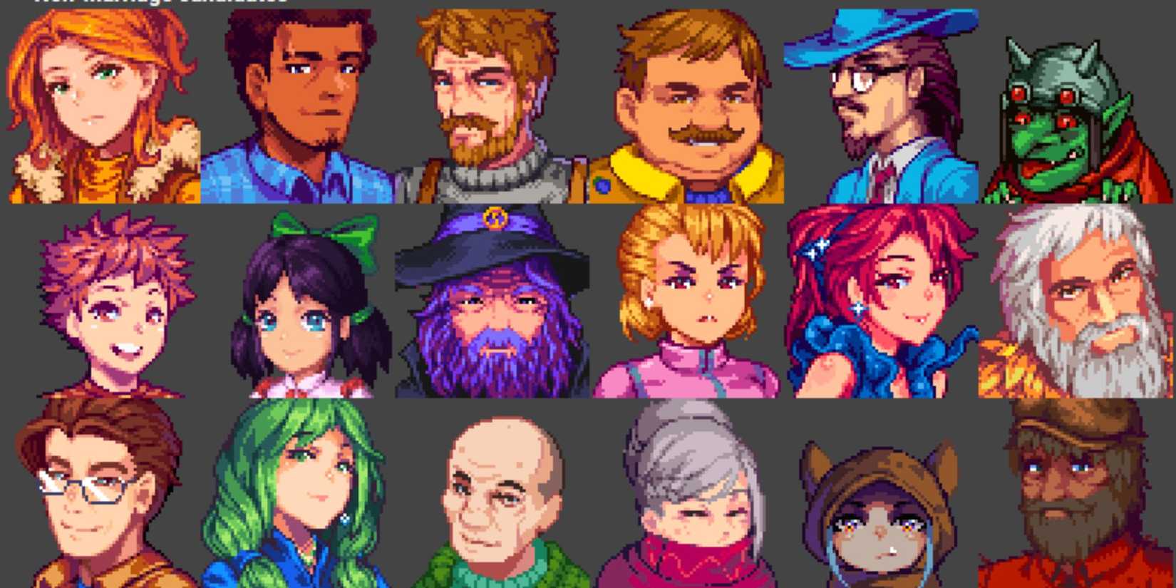 Stardew Valley Anime Portrait Mod
