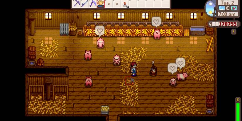 Stardew Valley Auto-Petter Inside Barn