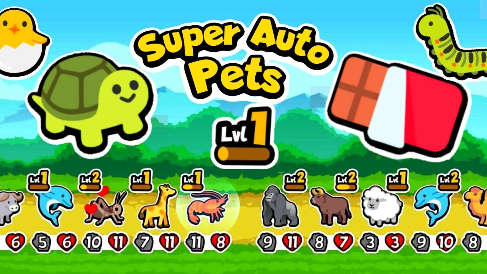 Super Auto Pets How To Level Quickly Feature Image
