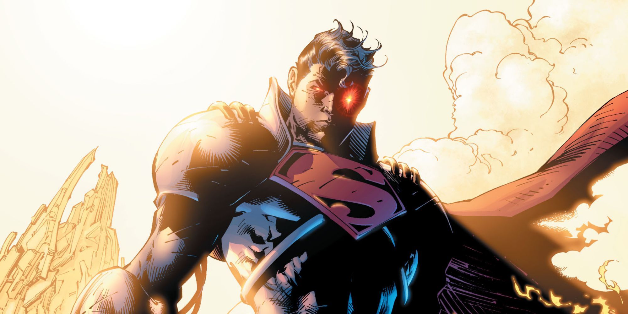 Крупный план Супермена Прайма из комиксов DC