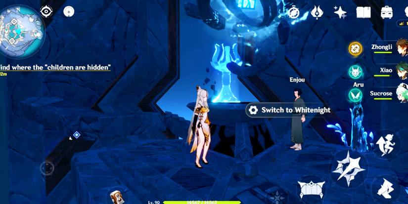 Switching to Whitenight in Dainichi Mikoshi