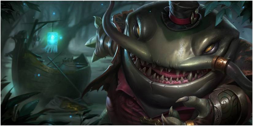 Tahm Kench Emerging From The River