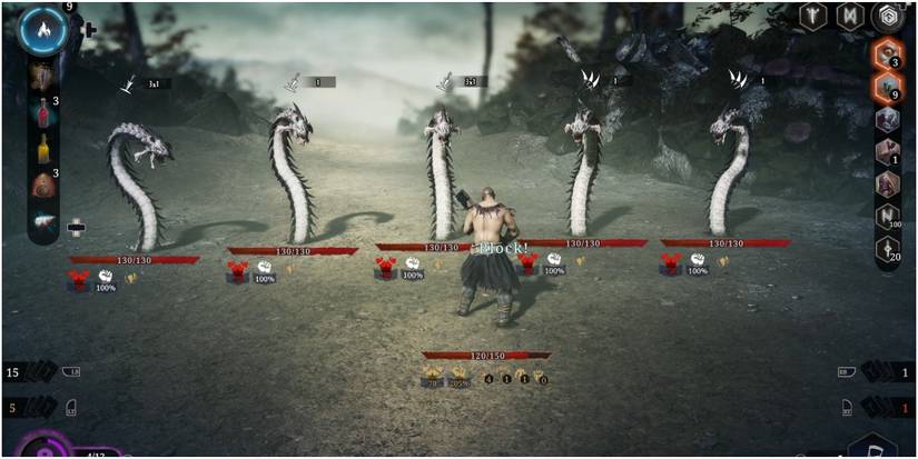 Tainted Grail Conquest Berserker Taking Weak Hits From A Mob