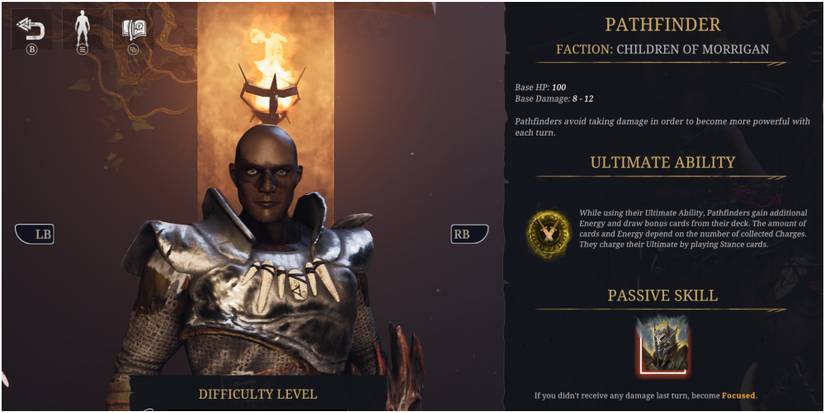 Tainted Grail Conquest Choosing The Pathfinder From The Selection Screen