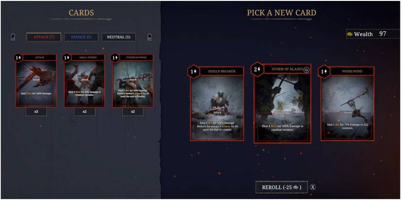 Tainted Grail Conquest Choosing The Storm Of Blades Card For The Wyrdhunter