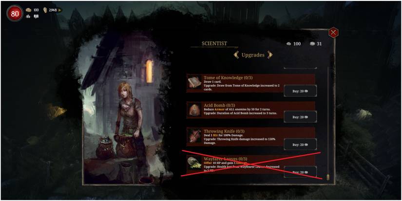 Tainted Grail Conquest Refusing To Buy Wayfarer Leaves
