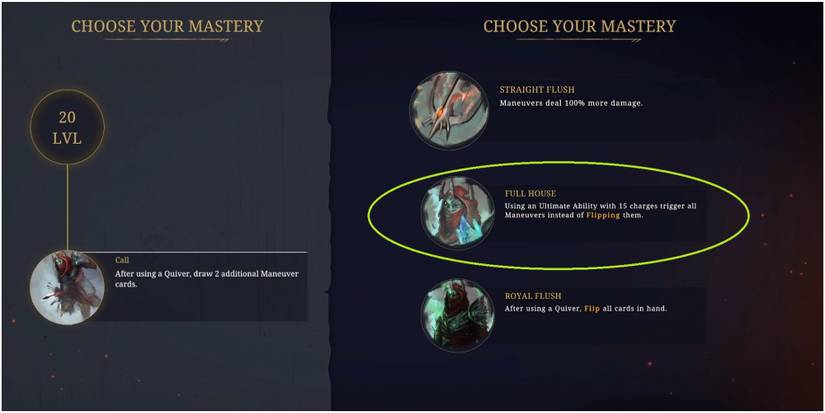 Tainted Grail Conquest Selecting Full House Apostate Mastery