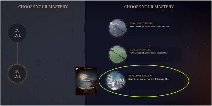 Tainted Grail Conquest Selecting Herald Of The Heavens Zealot Mastery