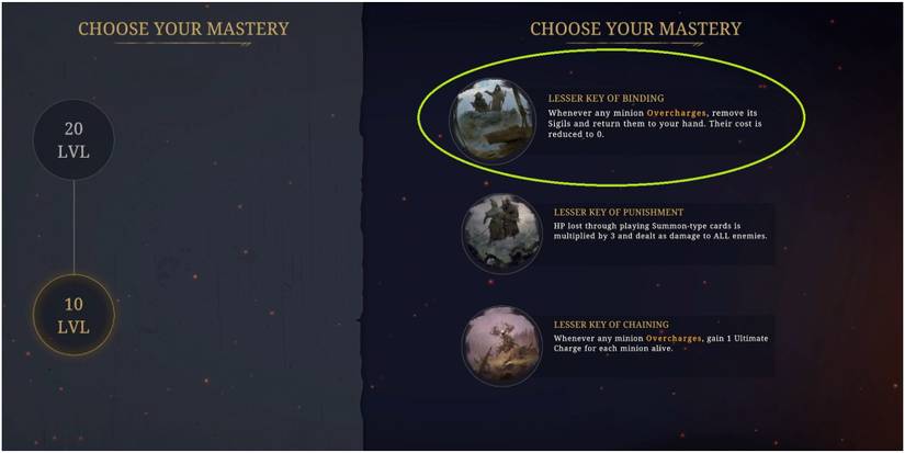 Tainted Grail Conquest Selecting The Lesser Key Of Binding Blood Mage Mastery