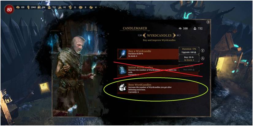 Tainted Grail Conquest Upgrades Boss Candles Before Initial Candles