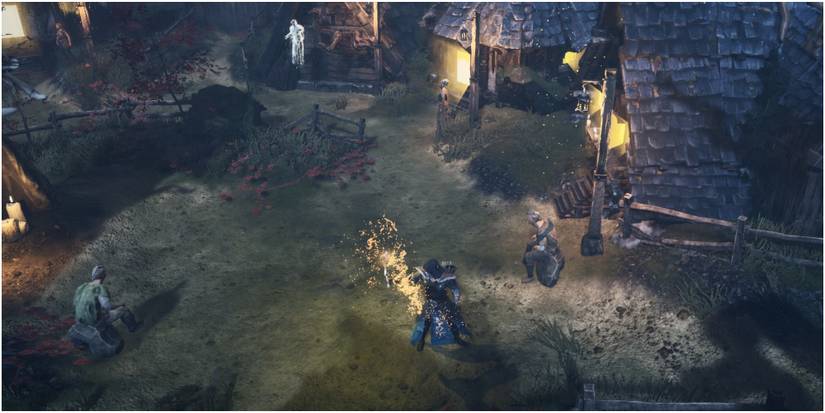 Tainted Grail Conquest View Of The Village From The Center