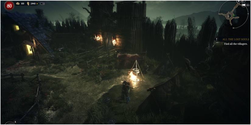 Tainted Grail Conquest Visiting The Lost Soul By The Campfire