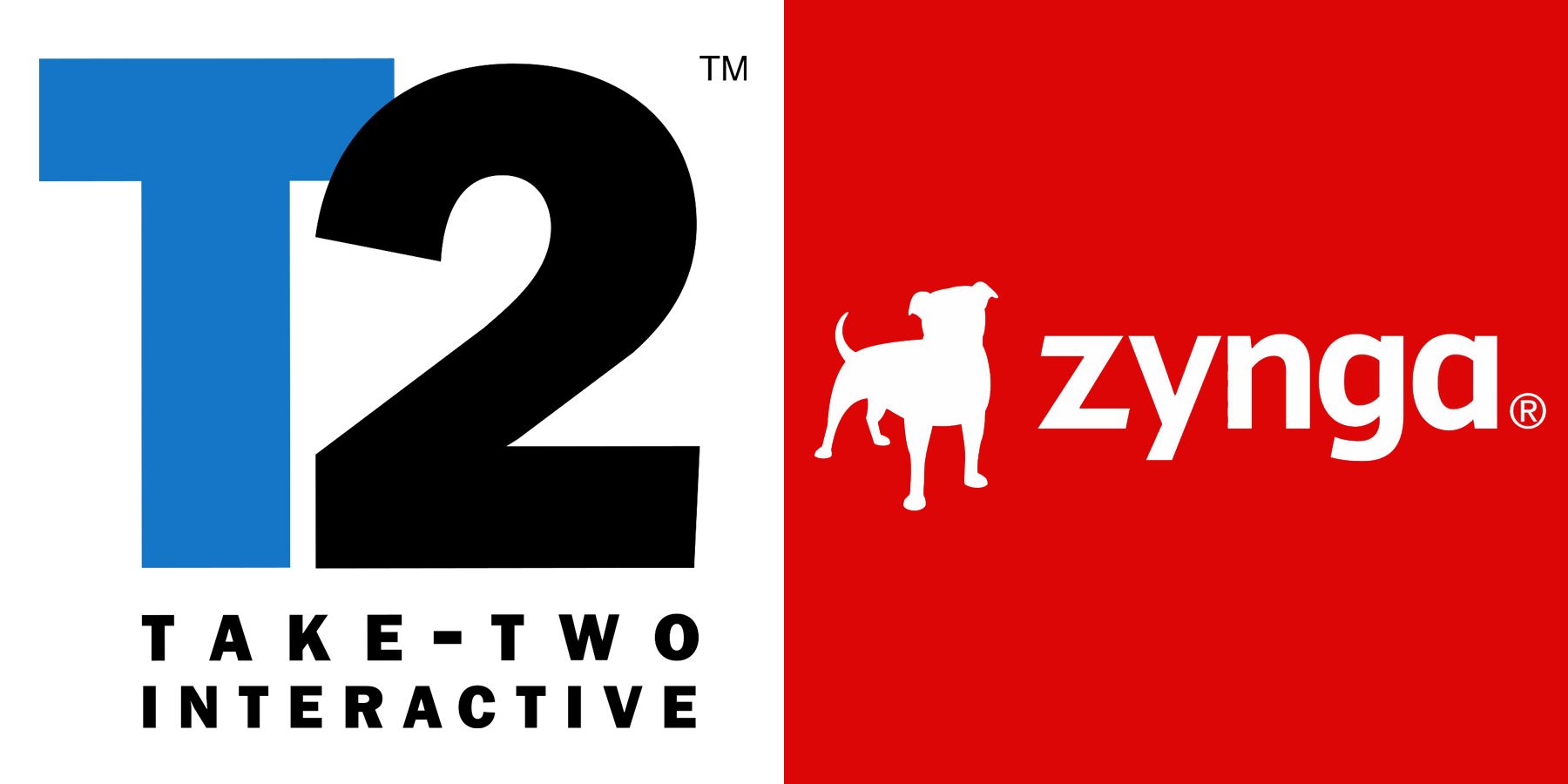 Take-Two Interactive Zynga aquisition logos