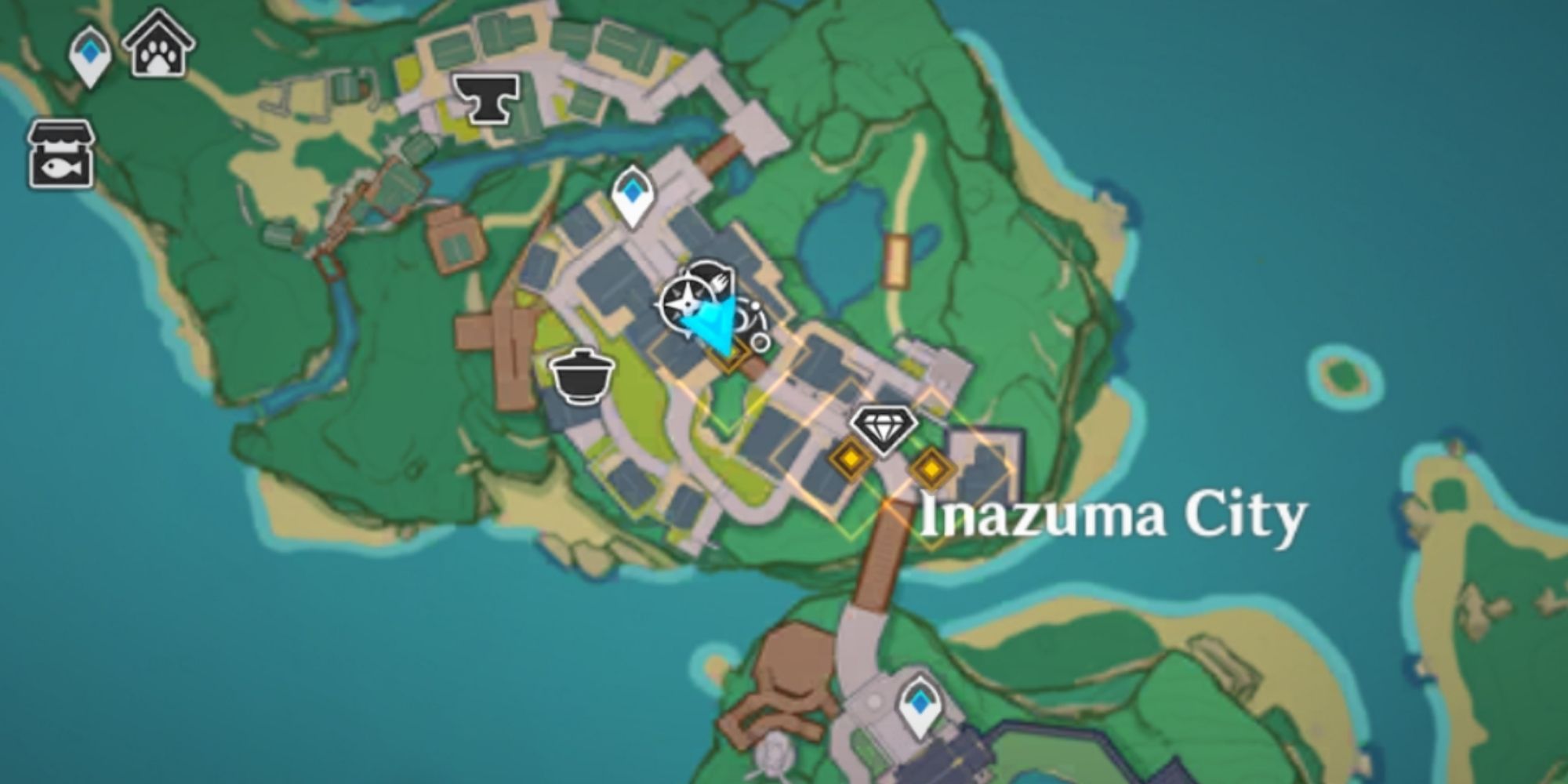 Talk to three people in Inazuma City