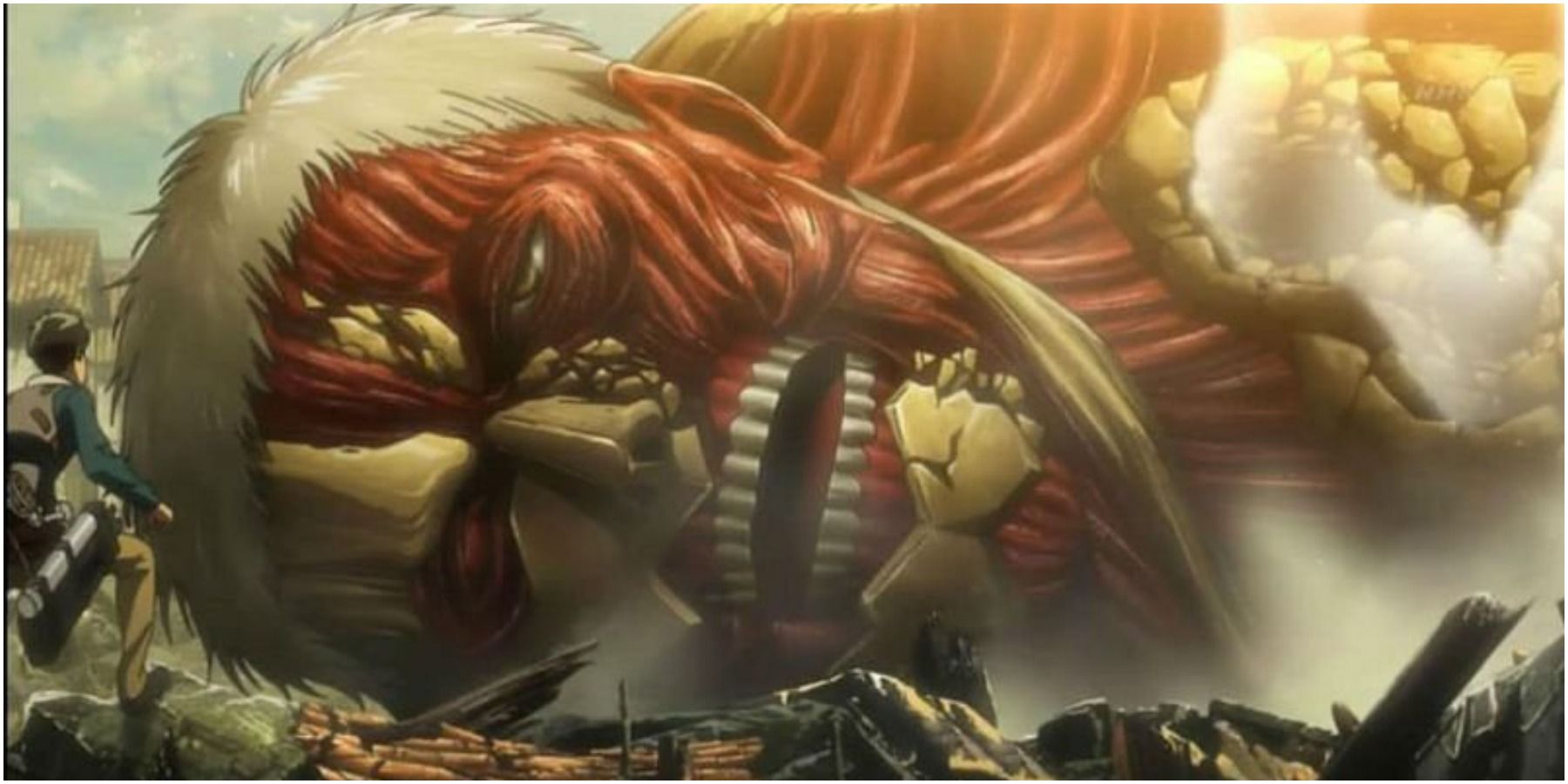 The Armored Titan Defeated