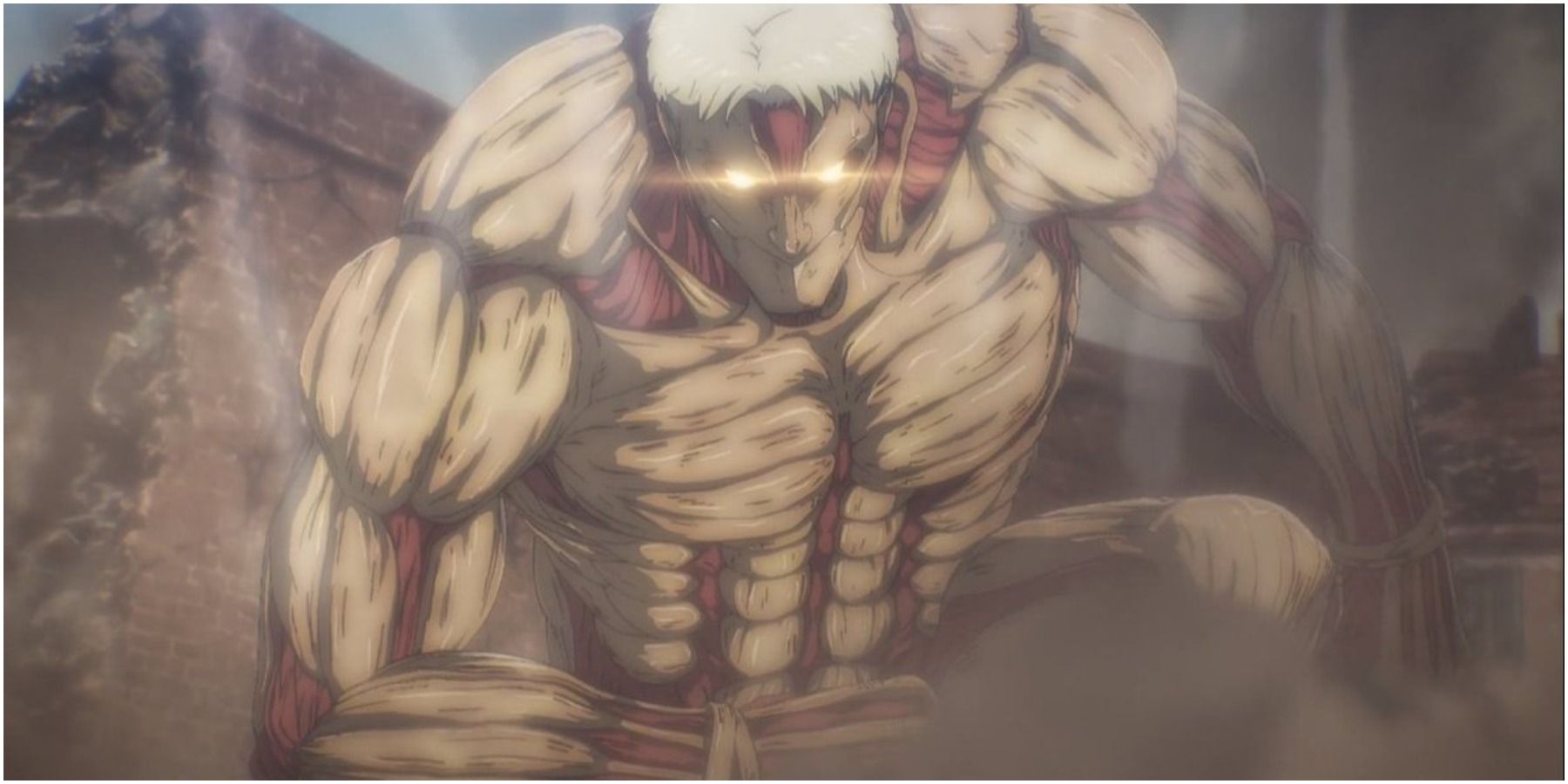 Attack on Titan The Armored Titan Going Into Battle