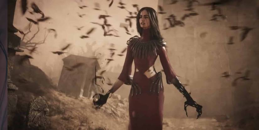 The Artist surrounded by crows in Dead By Daylight