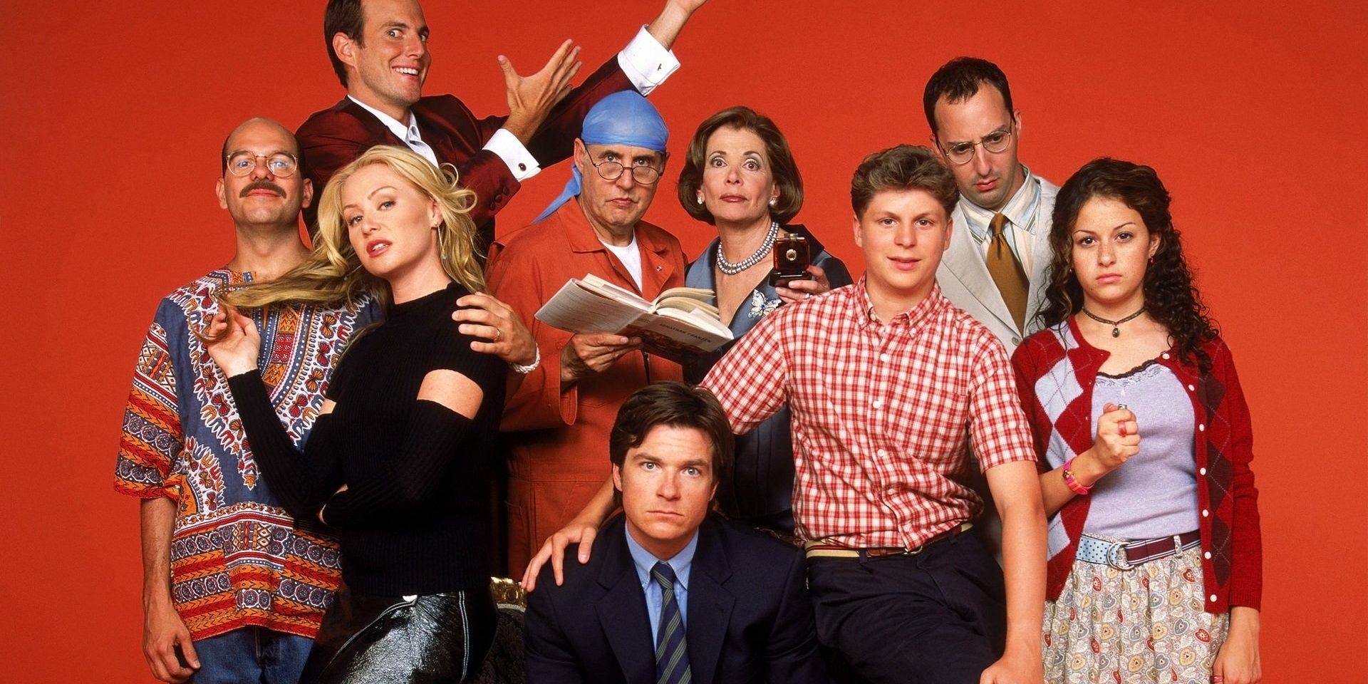 The Bluth family in a promotional image for Arrested Development