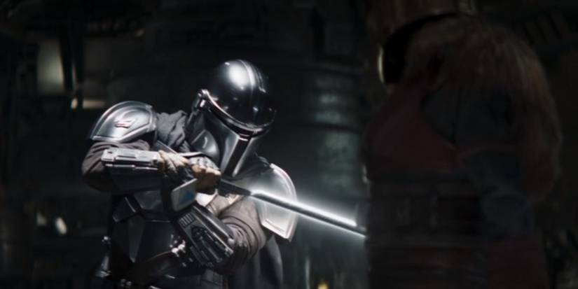 The Book of Boba Fett Episode 5 the mandalorian dark saber