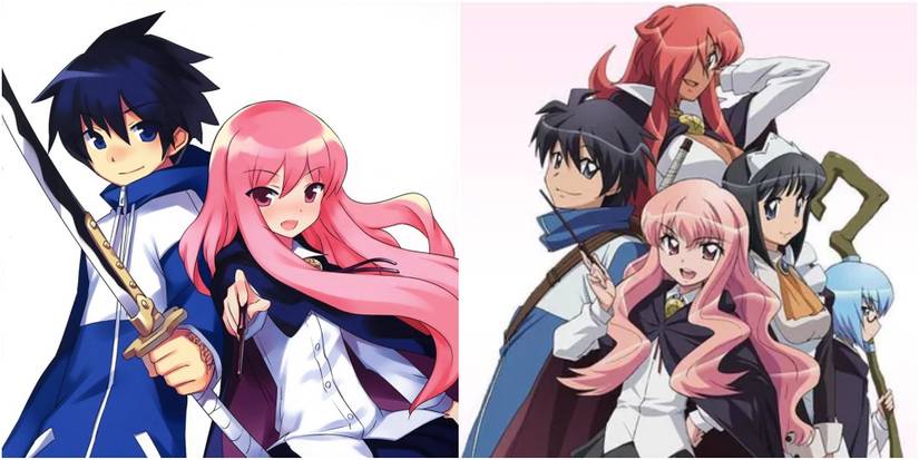 The Familiar Of Zero: Collage Of Main Characters