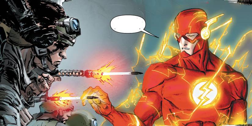 The Flash Slows Down Time