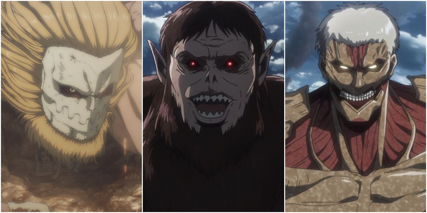 Attack on Titan The Jaw, Beast & Armored Titans