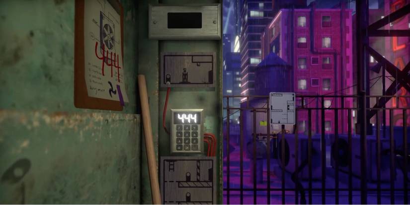 The Pedestrian - Hidden in Plain Sight - Player inputs the correct number to gain access 