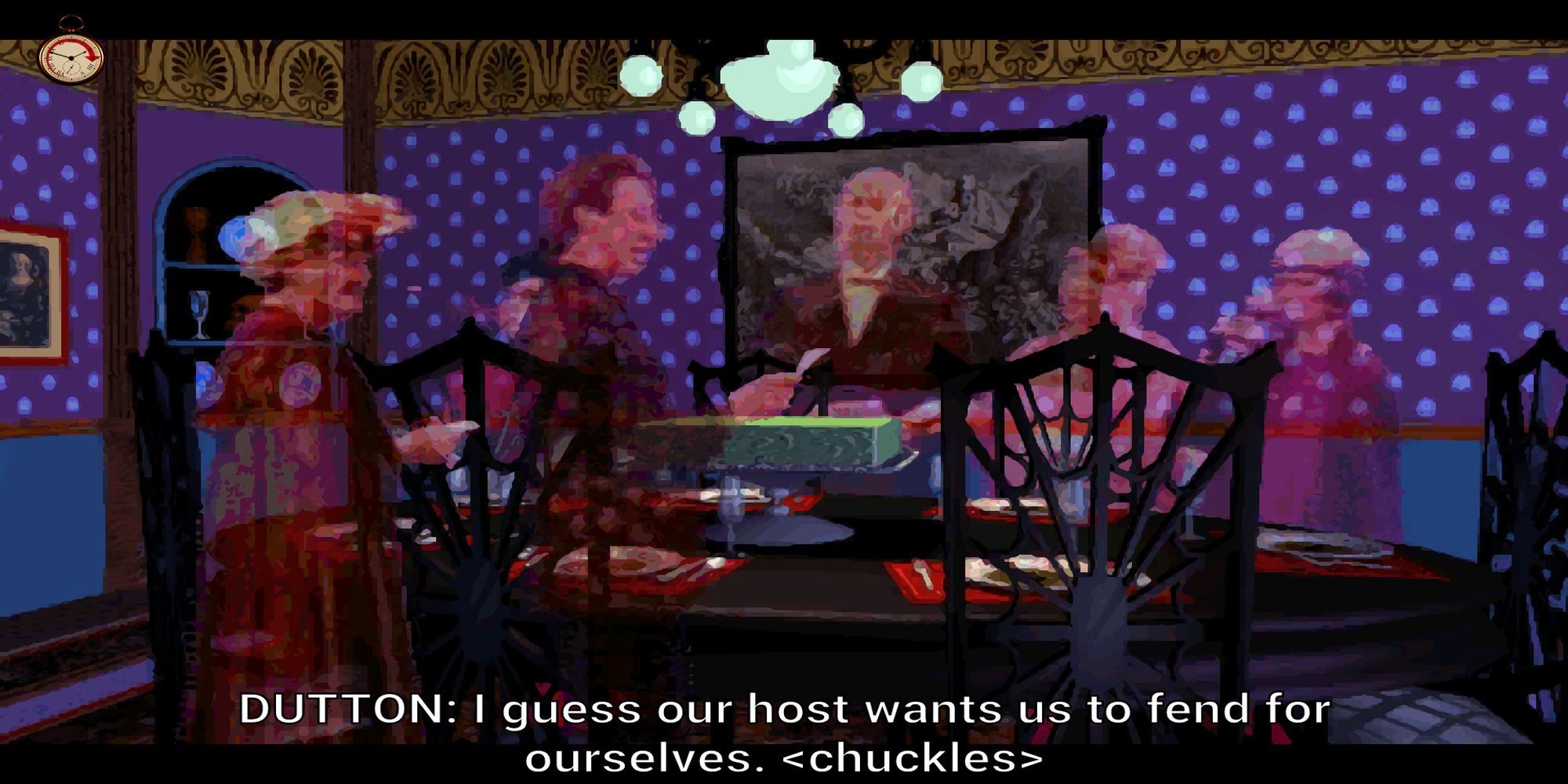 The Seventh Guest screenshot dinner party scene