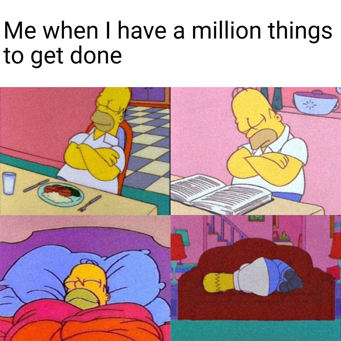 The Simpsons Homer meme