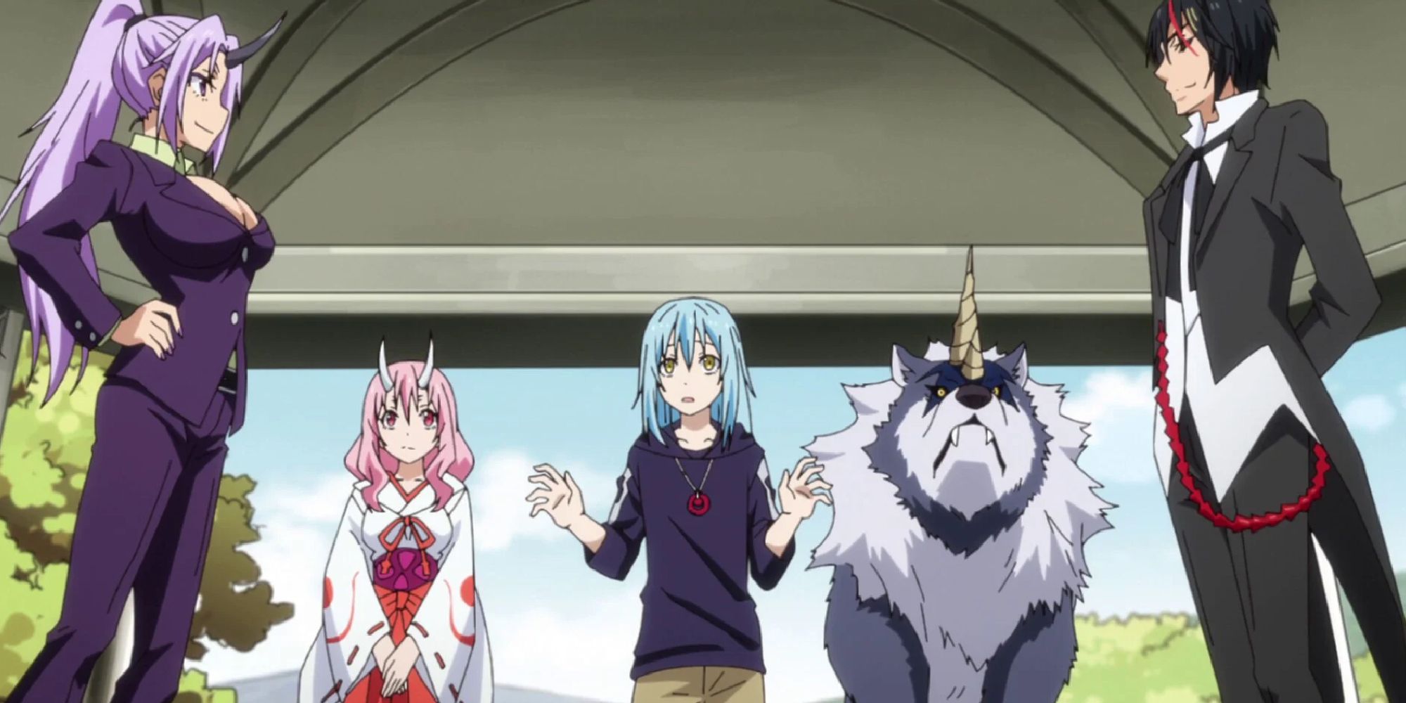 The Time I Was Reincarnated As A Slime - Diablo And Shion Staring Each Other Down 