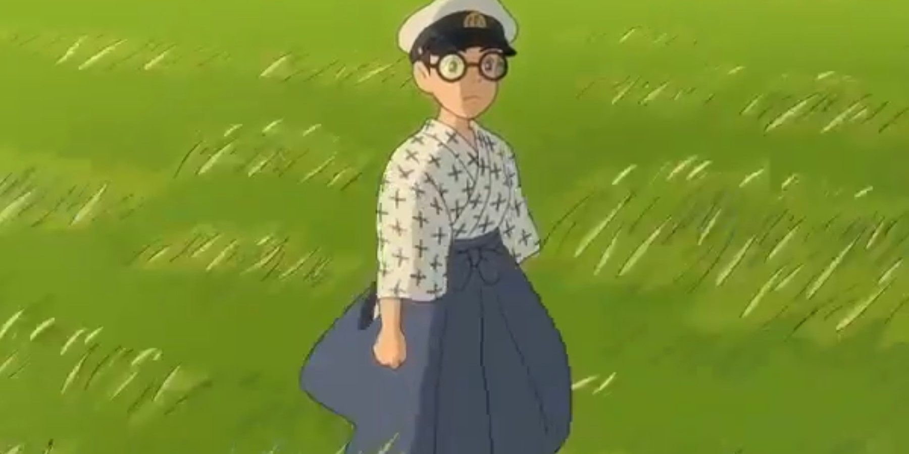 The Wind Rises jiro watching a plane in the distance