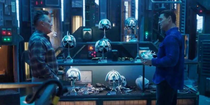 The many helmets of Peacemaker